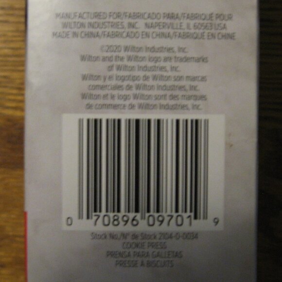 Wilton Cookie Press Set made in 2020 - Picture 3 of 3